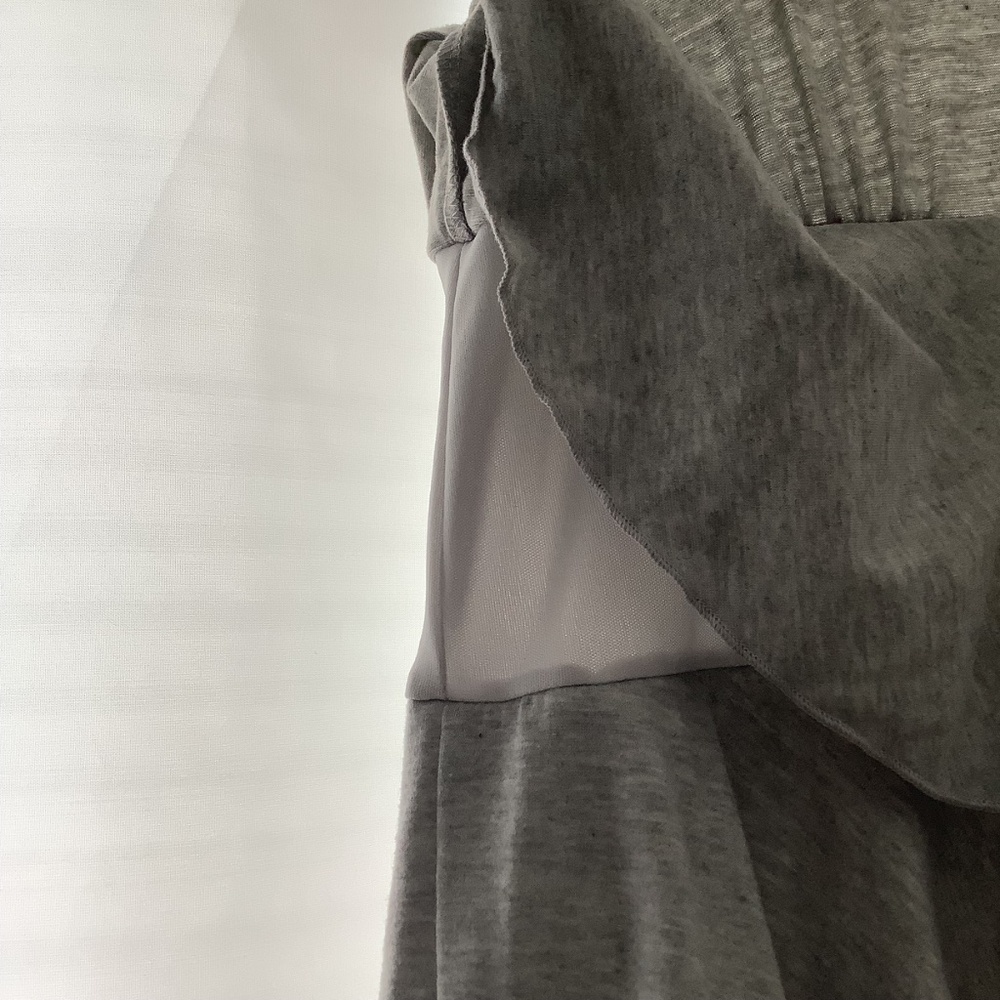 Grey Ruffle Tiered Tank Dress - Picture 6 of 6